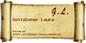 Gottdiener Laura névjegykártya